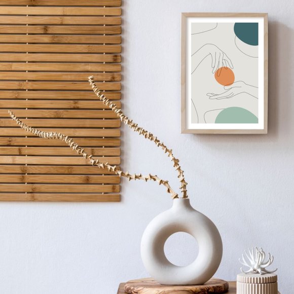 2/$35 Modern Minimalist Abstract Boho Wall Art Print Home Decor [No Frame] - Picture 4 of 6